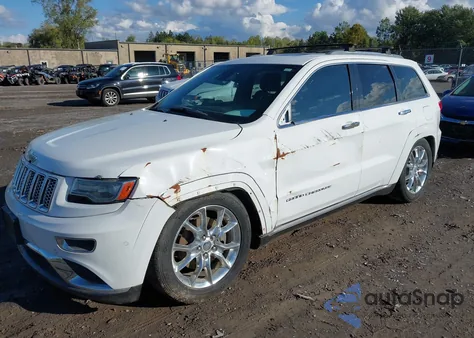 2014 Jeep Grand Cherokee Summit из США, поврежденный, VIN 1C4RJFJM3EC373015